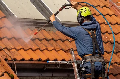 Démoussage et hydrofuge de toiture à Sampans